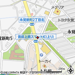 愛知県豊田市永覚町上長根20周辺の地図