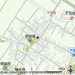 滋賀県草津市下笠町1377周辺の地図
