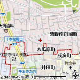 京都府京都市北区紫野南舟岡町12周辺の地図