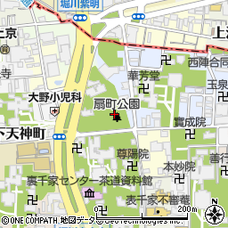 扇町(天神)公園周辺の地図
