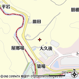 愛知県豊田市中垣内町大久後周辺の地図