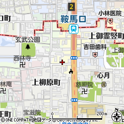 京都府京都市上京区内構町周辺の地図