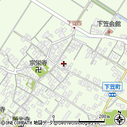 滋賀県草津市下笠町1375周辺の地図