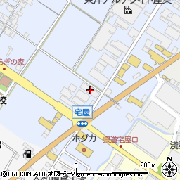 滋賀県栗東市出庭553周辺の地図