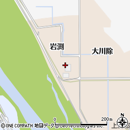 京都府亀岡市河原林町勝林島岩渕周辺の地図
