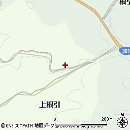 愛知県豊田市滝脇町上根引周辺の地図