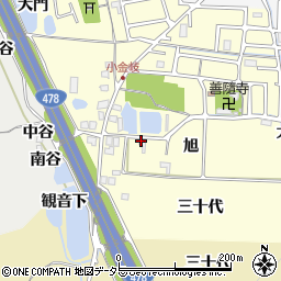 京都府亀岡市大井町小金岐旭周辺の地図