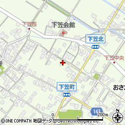 滋賀県草津市下笠町1080周辺の地図