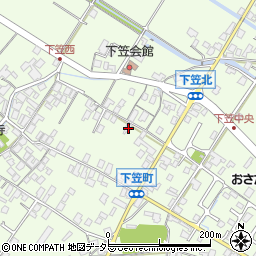 滋賀県草津市下笠町1080周辺の地図