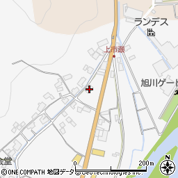 岡山県真庭市上市瀬83周辺の地図