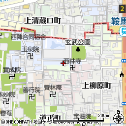 京都府京都市上京区岩栖院町61周辺の地図