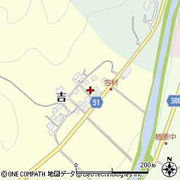 岡山県美作市吉154周辺の地図