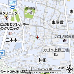 愛知県東海市荒尾町西屋敷28周辺の地図