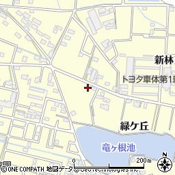 愛知県刈谷市東境町緑ケ丘6周辺の地図