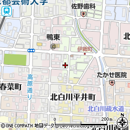 京都府京都市左京区田中東高原町2周辺の地図