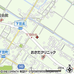 滋賀県草津市下笠町556-1周辺の地図