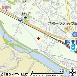 岡山県勝田郡勝央町勝間田687周辺の地図
