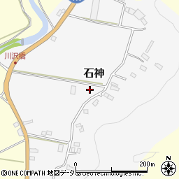 千葉県南房総市石神周辺の地図