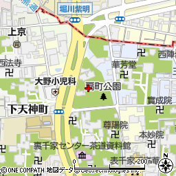 京都府京都市上京区扇町周辺の地図