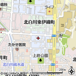 京都府京都市左京区北白川瀬ノ内町周辺の地図