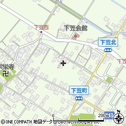滋賀県草津市下笠町1095周辺の地図