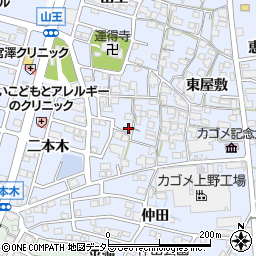 愛知県東海市荒尾町西屋敷16周辺の地図