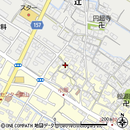 滋賀県栗東市高野705-3周辺の地図