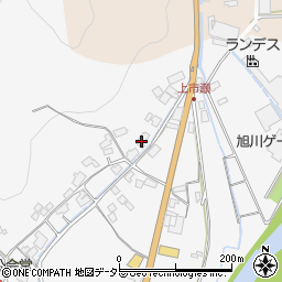 岡山県真庭市上市瀬814周辺の地図