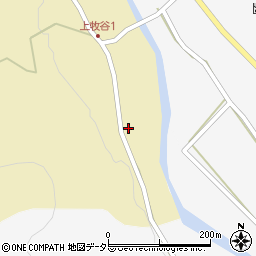 兵庫県宍粟市山崎町上牧谷19周辺の地図