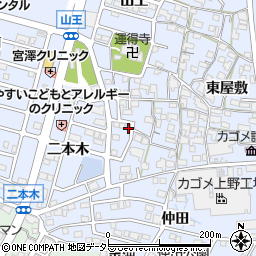 愛知県東海市荒尾町西屋敷133周辺の地図