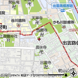 京都府京都市上京区高徳寺町356周辺の地図