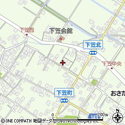 滋賀県草津市下笠町1079周辺の地図