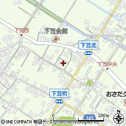 滋賀県草津市下笠町1078周辺の地図