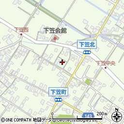 滋賀県草津市下笠町1078周辺の地図