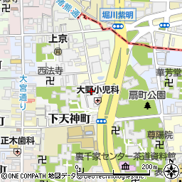 京都府京都市上京区上天神町626周辺の地図