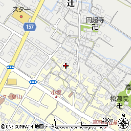 滋賀県栗東市高野707-3周辺の地図