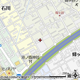 静岡県静岡市清水区蜂ヶ谷125周辺の地図