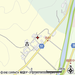 岡山県美作市吉153周辺の地図