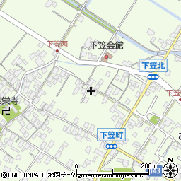 滋賀県草津市下笠町1113周辺の地図