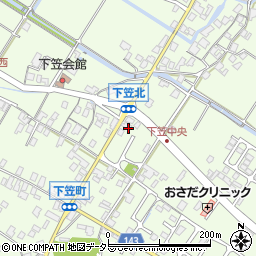 滋賀県草津市下笠町1068-1周辺の地図