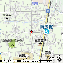滋賀県大津市南志賀周辺の地図