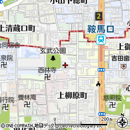京都大学室町寮周辺の地図