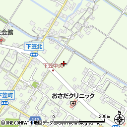 滋賀県草津市下笠町558-1周辺の地図