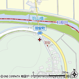 兵庫県西脇市羽安町389周辺の地図