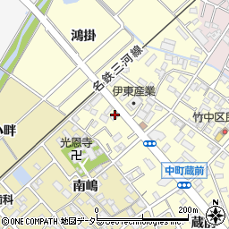 愛知県豊田市中町中前43周辺の地図