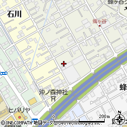 静岡県静岡市清水区蜂ヶ谷130周辺の地図