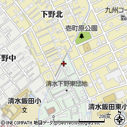 静岡県静岡市清水区下野東13-10周辺の地図