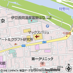 マックスバリュ伊豆長岡店周辺の地図
