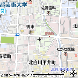 京都府京都市左京区田中東高原町3周辺の地図