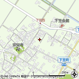 滋賀県草津市下笠町1105周辺の地図